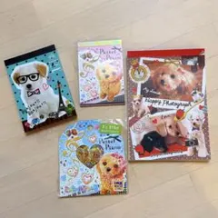 平成レトロ 当時品 わんこ 犬柄 メモ帳 フレークシール