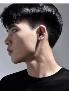 小ぶり メンズ ピアス 片耳用 シルバー 【新入荷】新品 韓国 太陽 ストリート