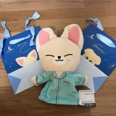 SKZOO 봉제인형 퍼펫 폭시니 종이 가방 포함