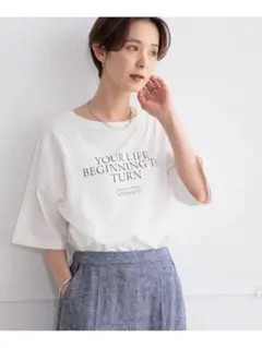 新品未使用　LEPSIM レプシィム　 アソートプリントT Tシャツ