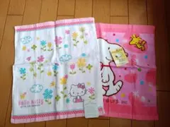 平成レトロ ハローキティ ハンドタオル二枚セット まとめ売り - メルカリ