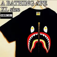 【未使用に近い】A BATHING APE XL シャークTシャツ