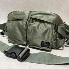 PORTER TANKER ボディバッグ　セージグリーン　廃盤　人気