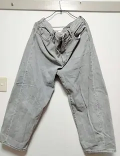 バレルレッグジーンズ デニム