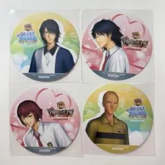 新テニスの王子様 ドキサバ アニカフェ コースター 2枚セット 忍足/向