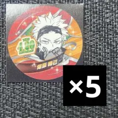 僕のヒーローアカデミア　バースデイ缶バッジステッカー　2025 5枚　爆豪勝己