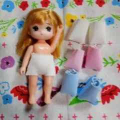 ハンドメイド　ミキちゃんマキちゃん　パンツ　無地　6枚セット　リカちゃんのサムネイル