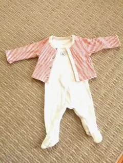 プチバトー ロンパース・カバーオール