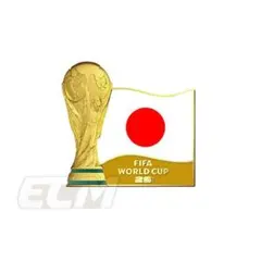 ワールドカップ 26トロフィー ピンバッジ サッカー 日本代表 バッヂ