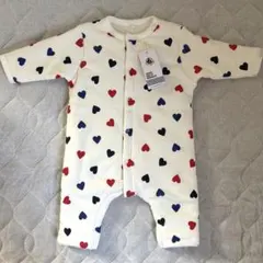 【新品タグ付き】プチバトー 中綿入り カバーオール　コンビネゾン 6m/67cm