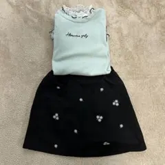 最終価格！algyアルジー スカート140 ラブトキ　バイラビ　jenni