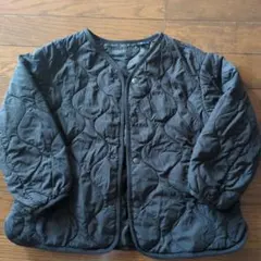 UNIQLO ブラック キルティングジャケット 110