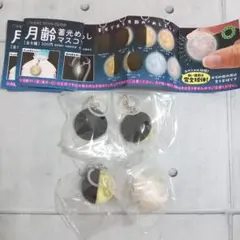 STC 月齢 蓄光めじるしマスコット