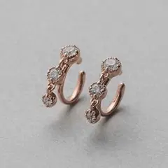 ete　スイングイヤリング　イヤーカフ