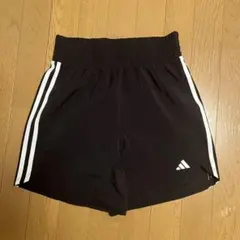 adidas ショートパンツ スリーストライプス 短パン 黒 M