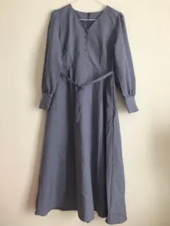 【最終値下げ！】ナチュラルビューティーベーシック秋冬用ロングワンピース