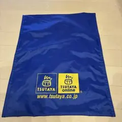 当時物]TSUTAYAツタヤ レンタルバック ブルーエコバッグ - メルカリ