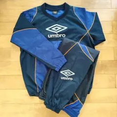 umbro ピステパンツ ネイビー/オレンジ150cm