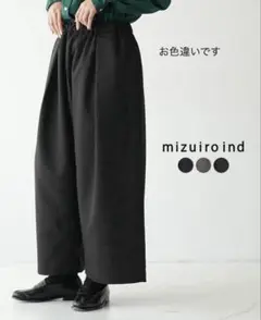 極美品✨ミズイロインド　2023　テーラードサロペット　オールインワン　ブラック 2025年最新】mizuiro ind オールインワンの人気アイテム - メルカリ