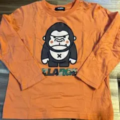 XLARGE KIDS ゴリラプリント長袖カットソー 130