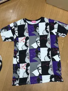 TDS TDL ディズニー　ヴィランズ　Tシャツ　半袖　ハロウィン　クルエラ