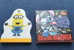 【未使用】ディズニー 2017 ハロウィン メモ ＆ ミニオン メモ セット