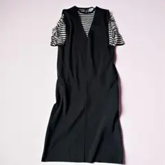 美品✨組曲　完売WEB限定　ジャンスカツインセット　ワンピース　ボーダー　M