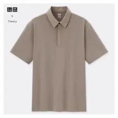 UNIQLO×Theoryエアリズムスリムフィットポロシャツ（半袖）L