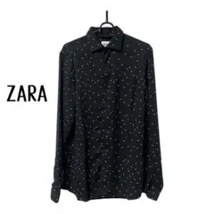ZARA ザラ　ドット柄　シャツ