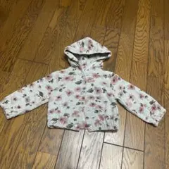 コムサイズム　花柄ベビーパーカー　80cm