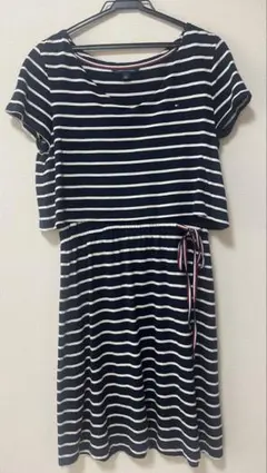 TOMMY HILFIGER ボーダーワンピース 半袖 S/Pのサムネイル