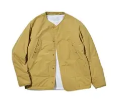 デサント＊LIGHT PUFF CARDIGAN JACKET ddd イエロー