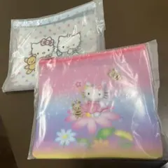 ハローキティ ビニールポーチ2点セット