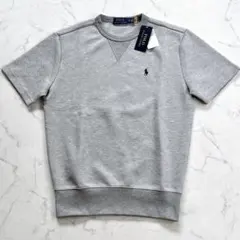 未使用✨ラルフローレン 現行QRタグ 半袖スウェット グレー XS ポニー刺繍のサムネイル