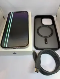 【ジャンク品】iPhone14Pro 128GB ディープパープル SiMフリー
