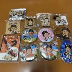 亀井善行　引退記念　缶バッジ　9種　巨人　ジャイアンツ 亀井善行 引退記念 缶バッジ 9種 巨人 ジャイアンツ - メルカリ