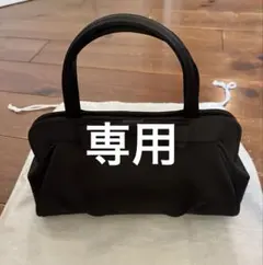 リボン付きブラックフォーマルバッグ　卒入学式