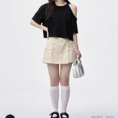 GU GIRLSラップミニスコートJR