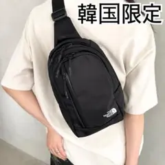 スポーツワンウェイ ショルダーバッグ＊ブラック　黒＊韓国限定＊ノースフェイス