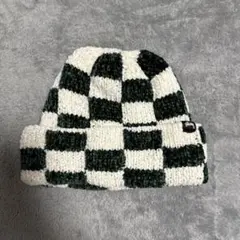 ［希少］stussy CROCHET CHECKERED BEANIE 正規品のサムネイル