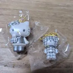 ハローキティ シークレットマスコットチャーム モノクロガーリー セット