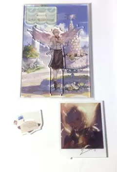 グラブル ルシフェル アクリルスタンド q-pot バレンタイン 2点セット