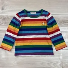mud kingdom レインボー柄 長袖カットソー 110 キッズヴィンテージ