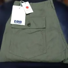 FOBファクトリー バックサテンベイカーパンツ F0431 XLのサムネイル