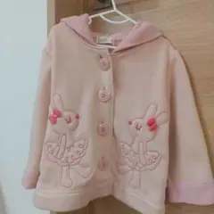 kp 裏起毛ジャケットピンク 80