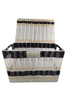 かご　バスケット　蓋付き 蓋付きカゴ