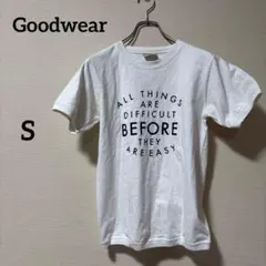 a359 Goodwear USA製　半袖Tシャツ ホワイト