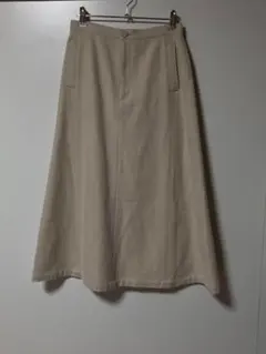 SLOBE IENA ベージュ フレアスカート 2ポケット