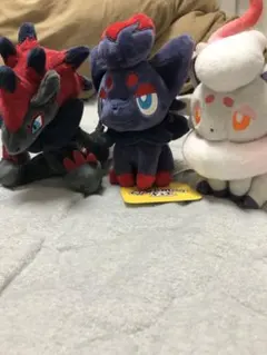 ゾロア・ヒスイゾロア・ゾロアーク ぬいぐるみ まとめ売り