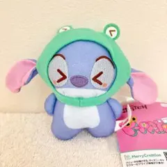 スティッチ ディズニー P-PATCH おおきなかぶりものマスコット カエル@